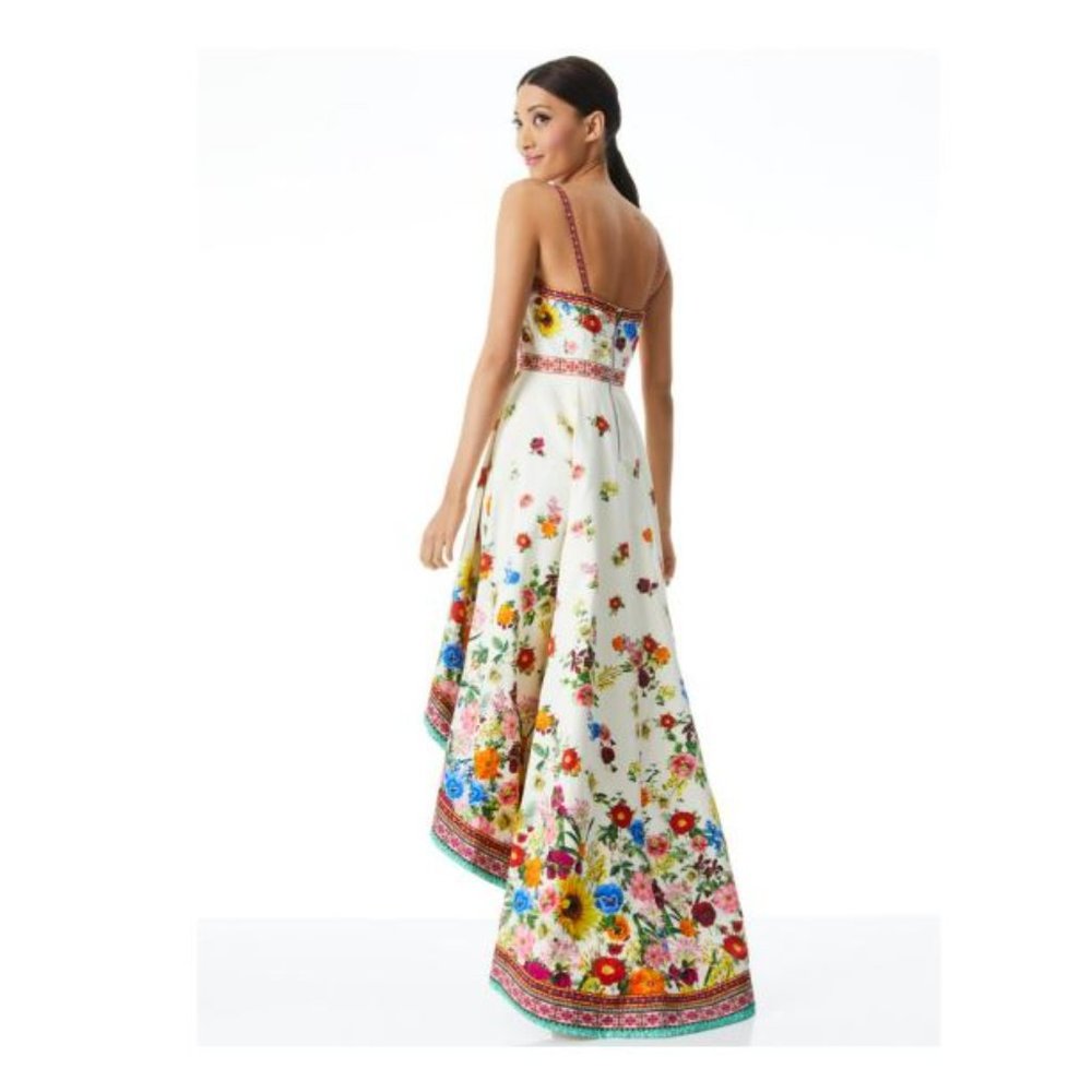 Alice + Olivia Florence High Low Gown - Picture 6 of 13
